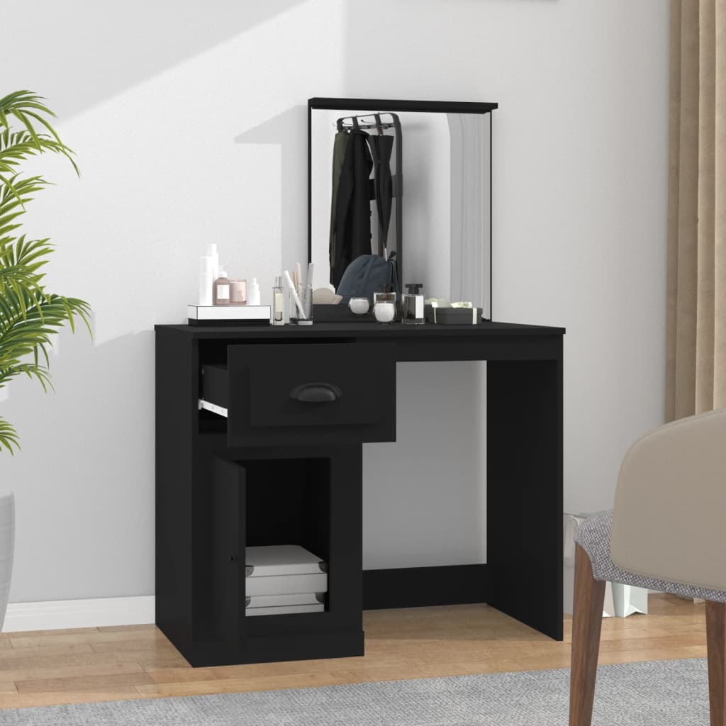 8720845794033_g_en_hd_1 vidaXL Dressing Table with Mirror Black 90x50x132.5 cm Engineered Wood - Image 4