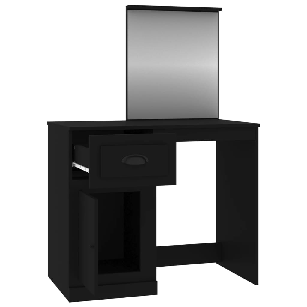 8720845794033_g_en_hd_5 vidaXL Dressing Table with Mirror Black 90x50x132.5 cm Engineered Wood - Image 8