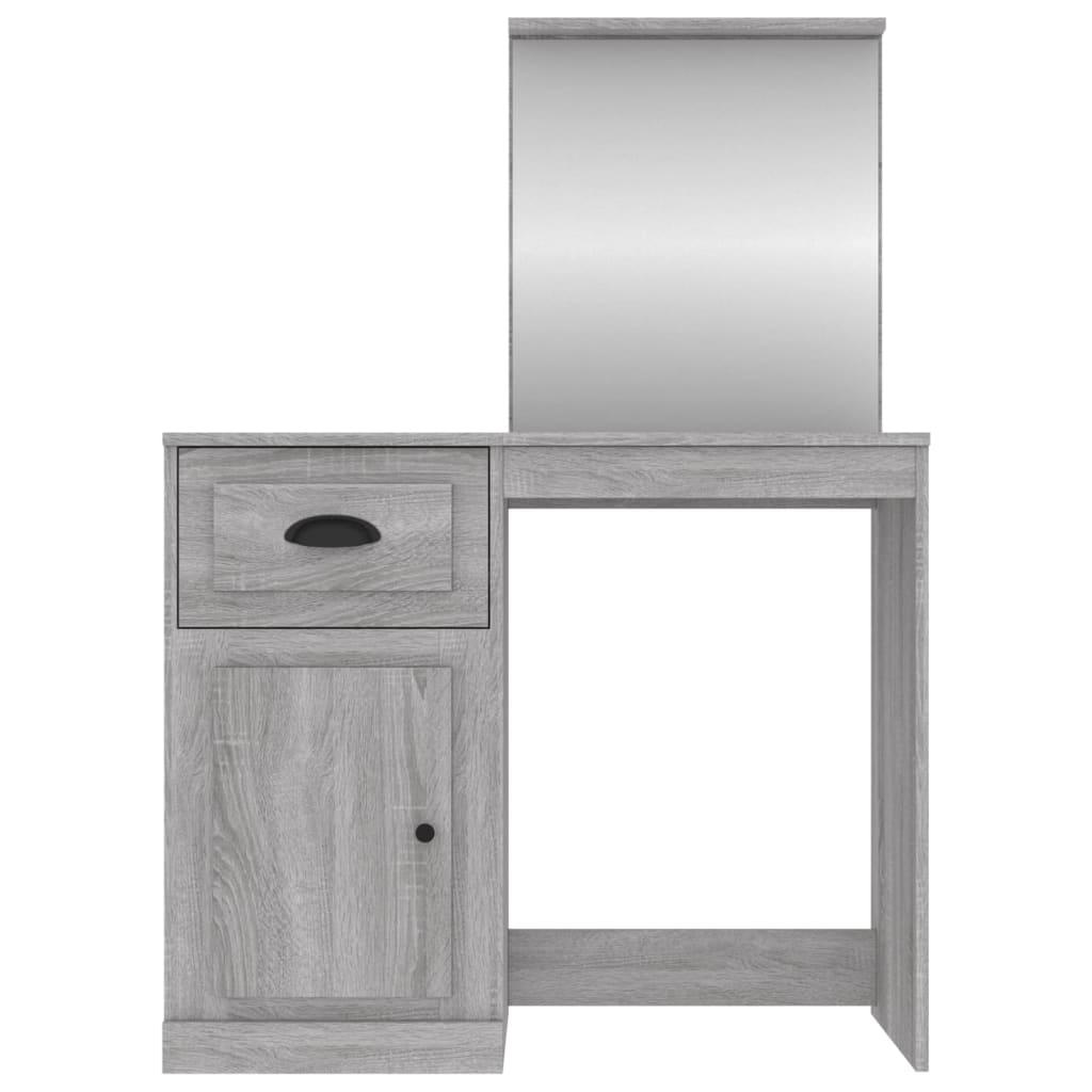 8720845794088_g_en_hd_4 vidaXL Dressing Table with Mirror Grey Sonoma 90x50x132.5 cm Engineered Wood - Image 7