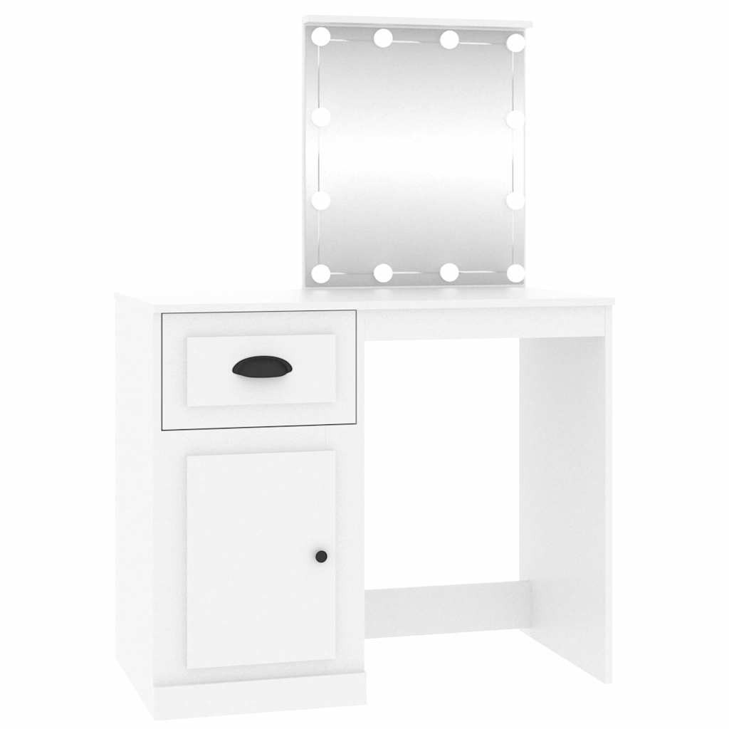 8720845794101_a_en_hd_1 vidaXL Dressing Table with LED White 90x50x132.5 cm Engineered Wood - Image 2