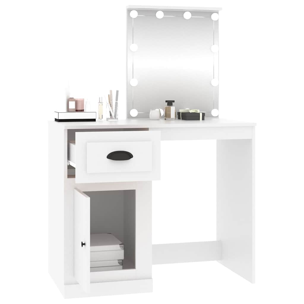 8720845794101_g_en_hd_3 vidaXL Dressing Table with LED White 90x50x132.5 cm Engineered Wood - Image 6
