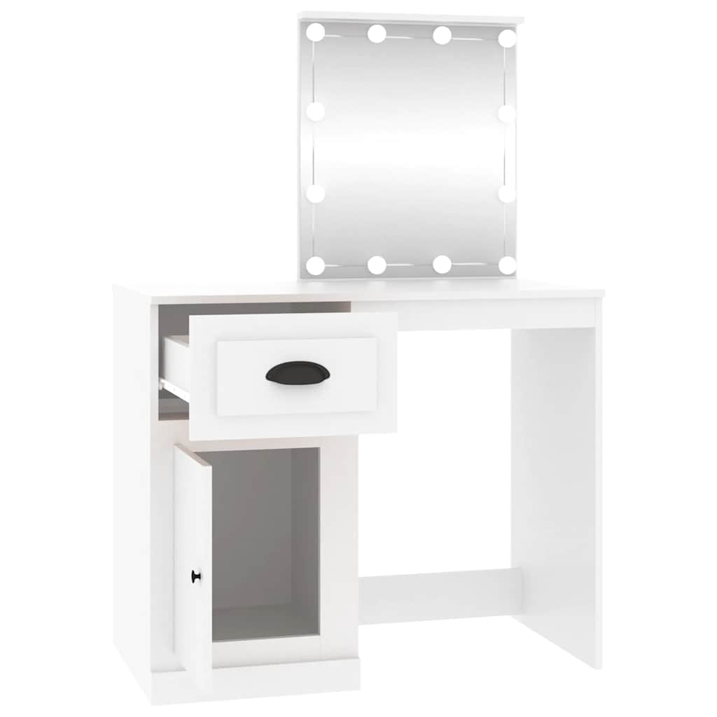 8720845794101_g_en_hd_5 vidaXL Dressing Table with LED White 90x50x132.5 cm Engineered Wood - Image 8