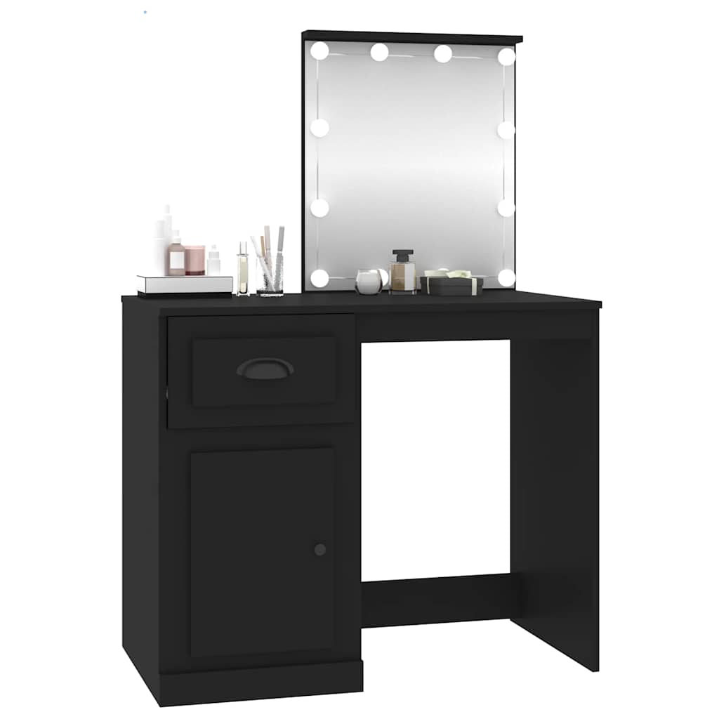 8720845794118_g_en_hd_2 vidaXL Dressing Table with LED Black 90x50x132.5 cm Engineered Wood - Image 5