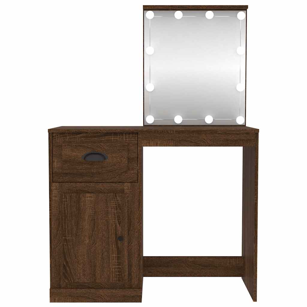 8720845794170_g_en_hd_4 vidaXL Dressing Table with LED Brown Oak 90x50x132.5 cm Engineered Wood - Image 7