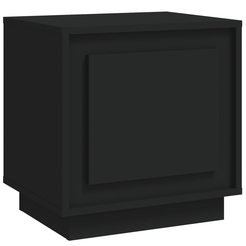 8720845794200_a_en_hd_1 vidaXL Bedside Cabinet Black 44x35x45 cm Engineered Wood - Image 2