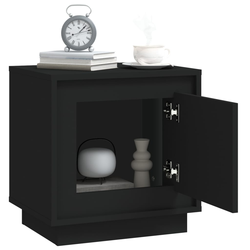 8720845794200_g_en_hd_3 vidaXL Bedside Cabinet Black 44x35x45 cm Engineered Wood - Image 5