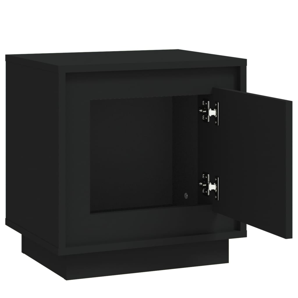 8720845794200_g_en_hd_4 vidaXL Bedside Cabinet Black 44x35x45 cm Engineered Wood - Image 6