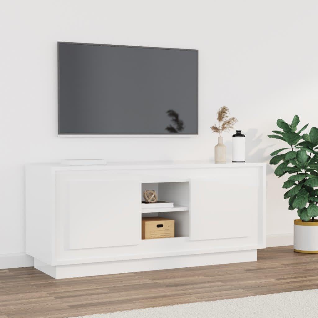 8720845794446_m_en_hd_1 vidaXL TV Cabinet High Gloss White 102x35x45 cm Engineered Wood - Image 1