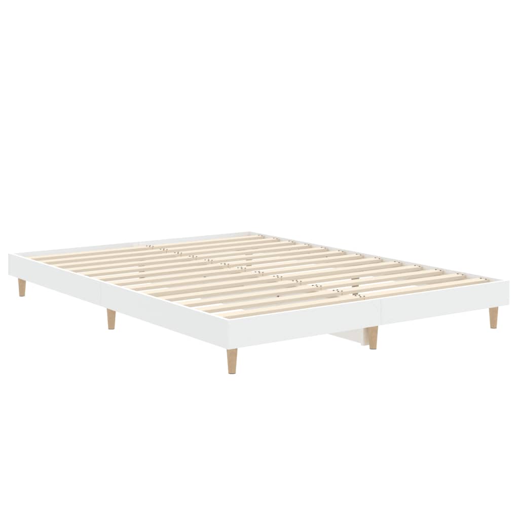8720845795627_g_en_hd_3 vidaXL Bed Frame without Mattress White 135x190 cm Engineered Wood - Image 5