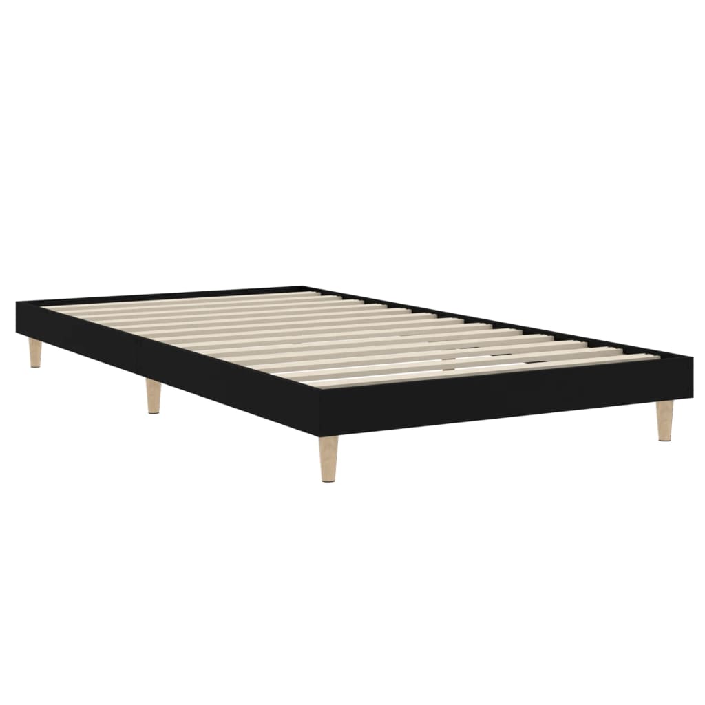 8720845795795_g_en_hd_1 vidaXL Bed Frame without Mattress Black 90x190 cm Engineered Wood - Image 3