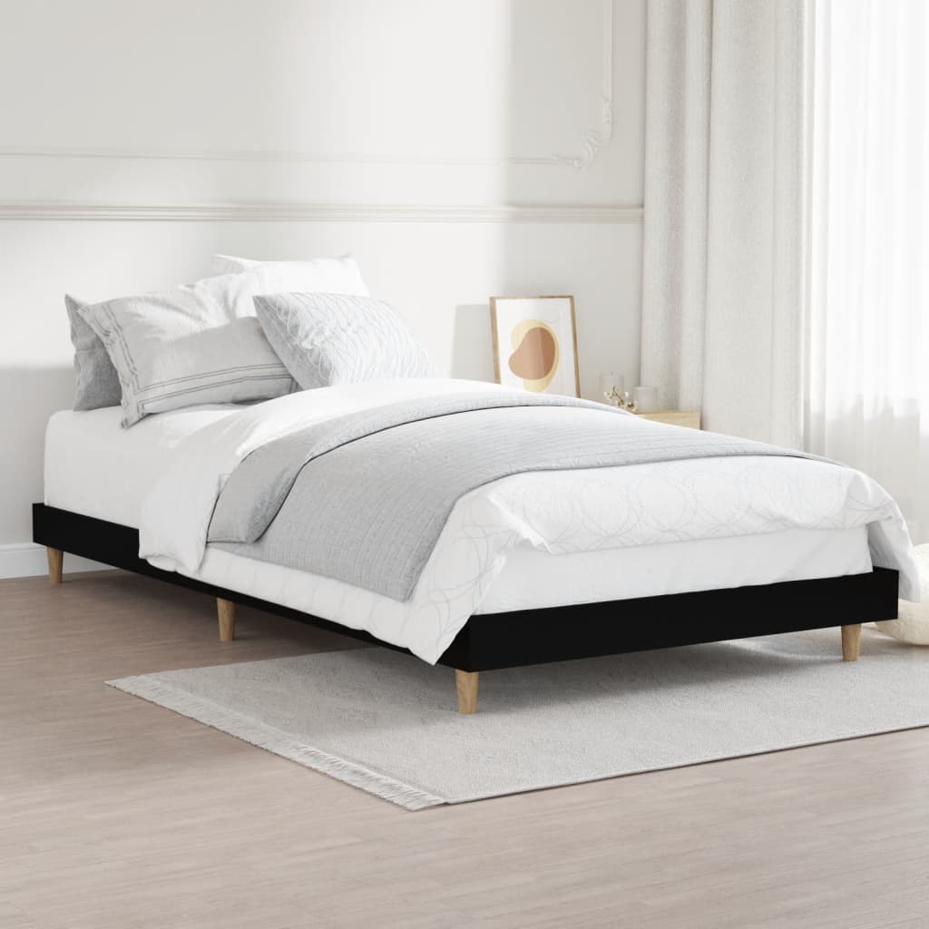 8720845795795_g_en_hd_2 vidaXL Bed Frame without Mattress Black 90x190 cm Engineered Wood - Image 4