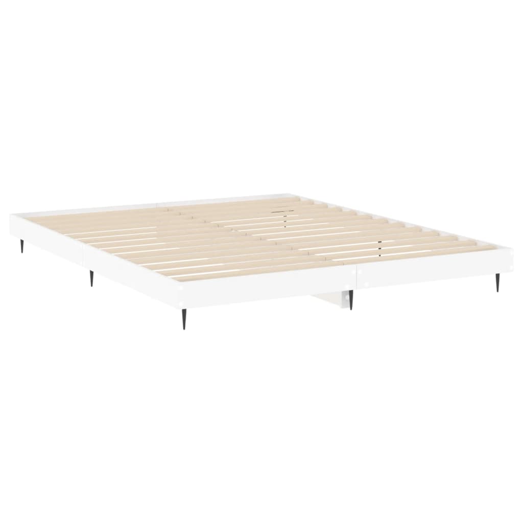 8720845797225_g_en_hd_3 vidaXL Bed Frame without Mattress White 150x200 cm Engineered Wood - Image 5
