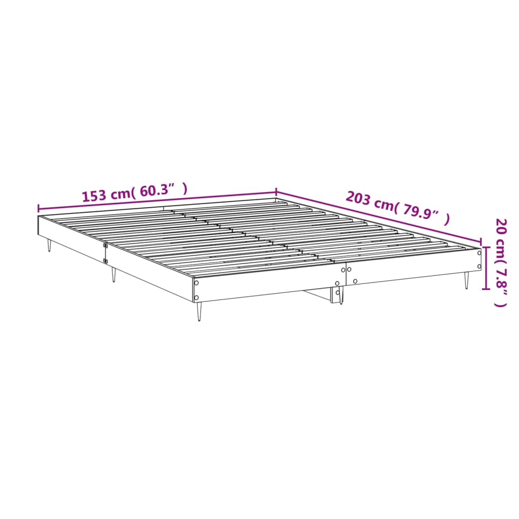 8720845797225_g_en_hd_8 vidaXL Bed Frame without Mattress White 150x200 cm Engineered Wood - Image 10