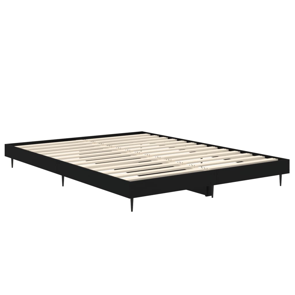8720845797713_g_en_hd_3 vidaXL Bed Frame without Mattress Black 135x190 cm Engineered Wood - Image 5