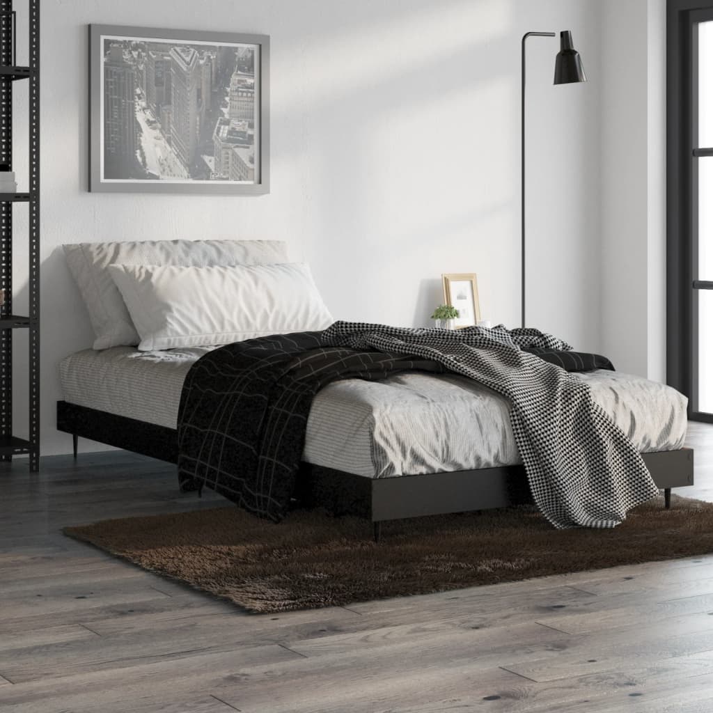 8720845797874_g_en_hd_2 vidaXL Bed Frame without Mattress Black 90x190 cm Engineered Wood - Image 4
