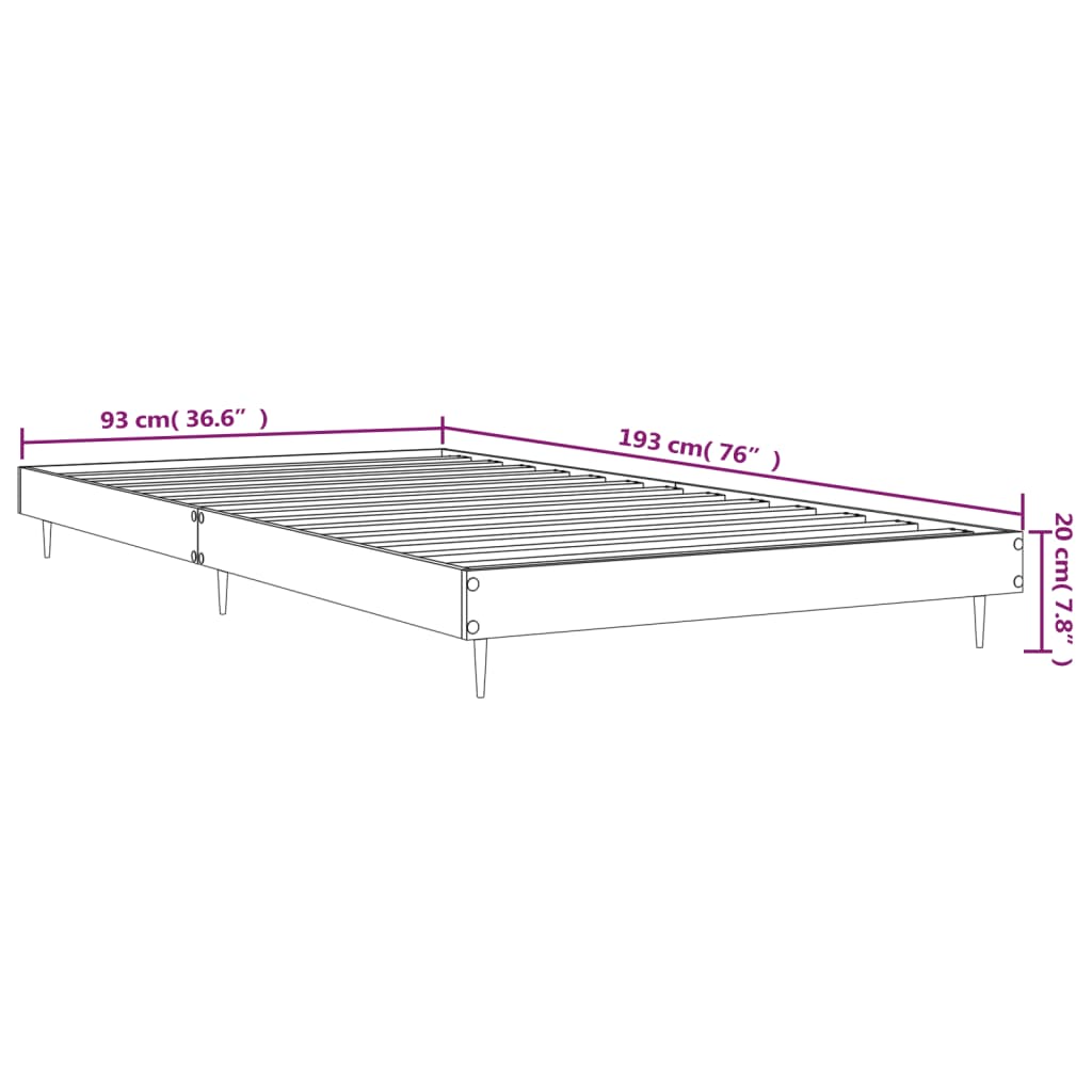 8720845797874_g_en_hd_8 vidaXL Bed Frame without Mattress Black 90x190 cm Engineered Wood - Image 10
