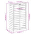 vidaXL Garden Tool Shed Grey 83x57x140 cm Solid Wood Pine - Image 8