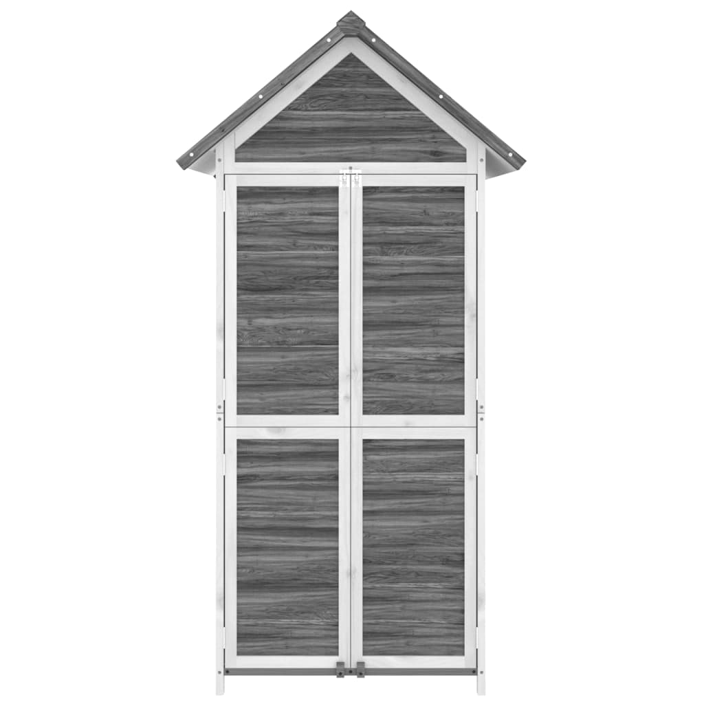 8720845798185_g_en_hd_2 vidaXL Garden Tool Shed Grey 89x52.5x175 cm Solid Wood Pine - Image 4