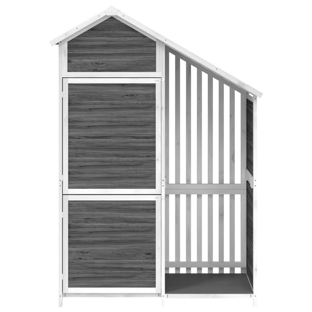 8720845798215_g_en_hd_2 vidaXL Garden Tool Shed Grey 120x53.5x170 cm Solid Wood Pine - Image 4