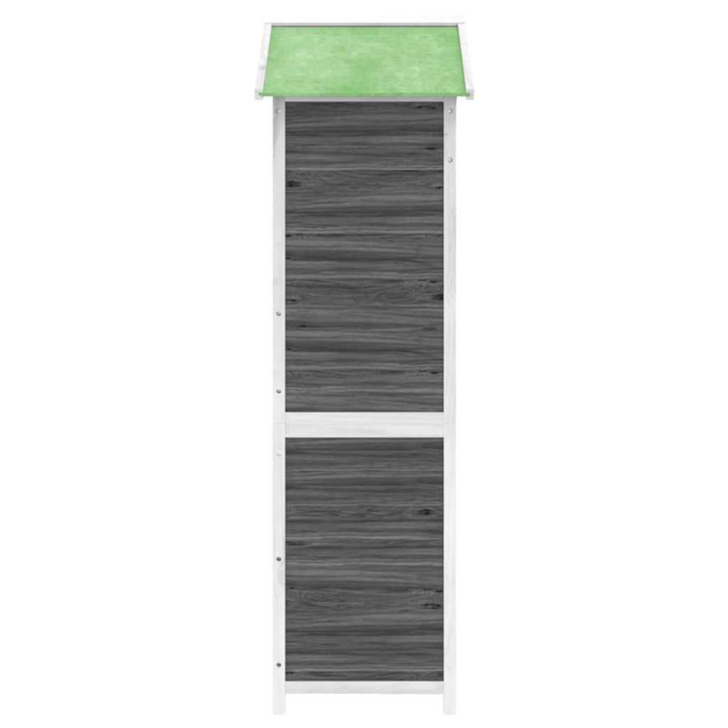 8720845798215_g_en_hd_4 vidaXL Garden Tool Shed Grey 120x53.5x170 cm Solid Wood Pine - Image 6