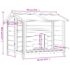vidaXL Dog Kennel Grey 96x87x80.5 cm Solid Wood Pine - Image 7