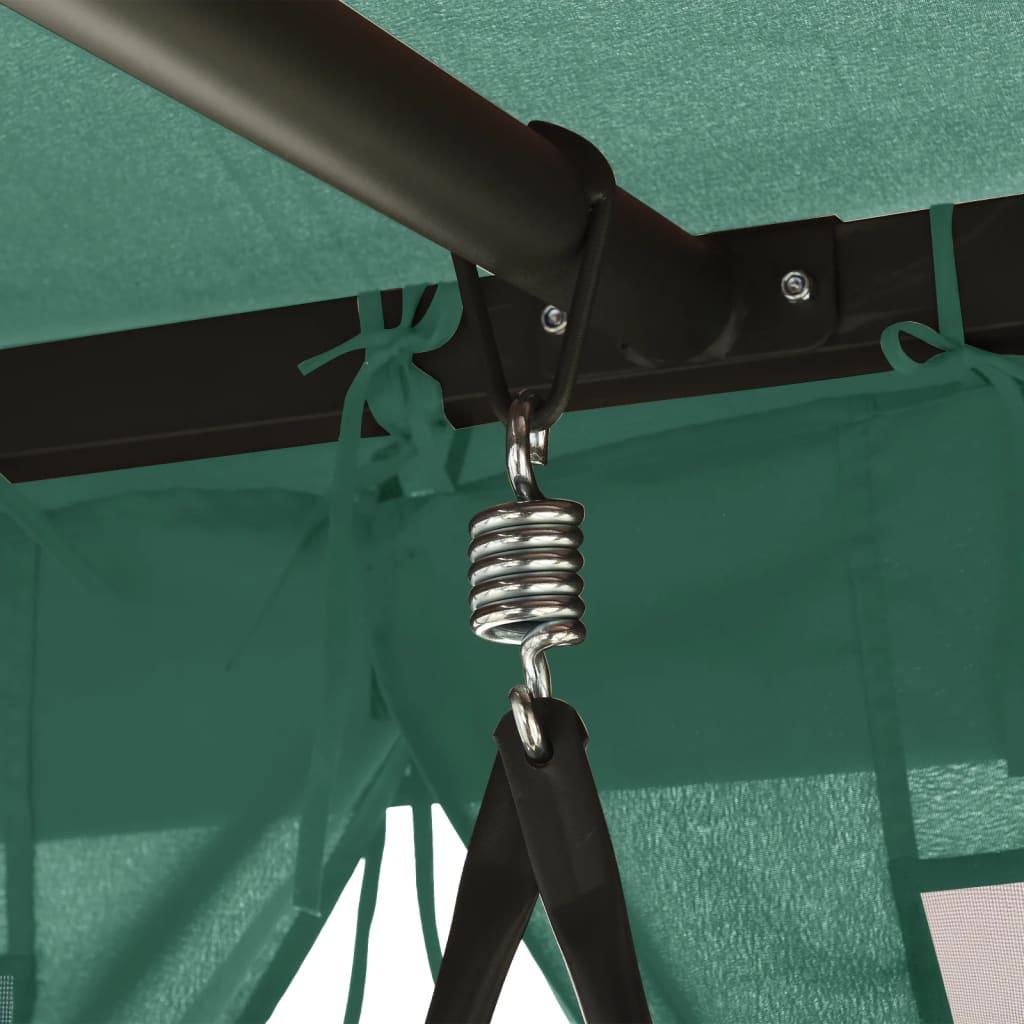 8720845798901_g_en_hd_6 vidaXL Garden Gazebo with Convertible Swing Bench Green Fabric&Steel - Image 8