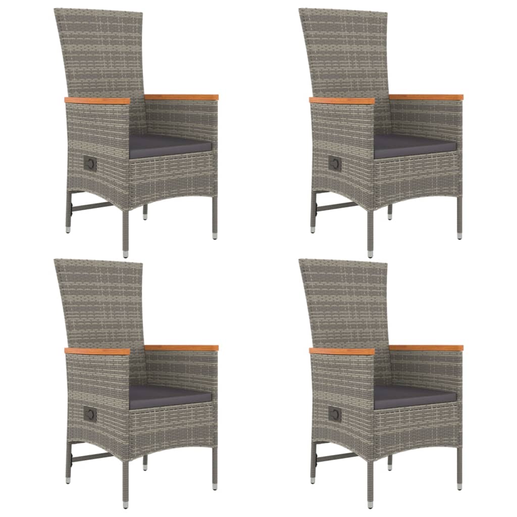 8720845800130_g_en_hd_2 vidaXL 5 Piece Garden Dining Set with Cushions Grey Poly Rattan - Image 4