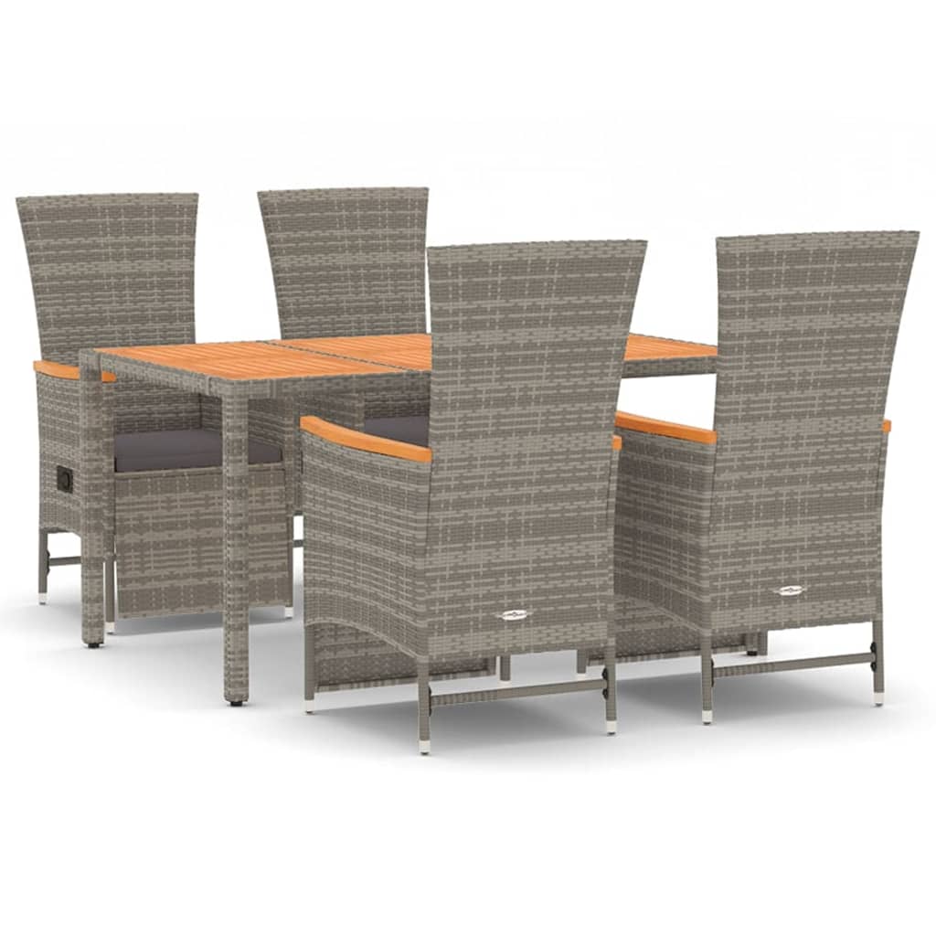 8720845800215_a_en_hd_1 vidaXL 5 Piece Garden Dining Set with Cushions Grey Poly Rattan - Image 2