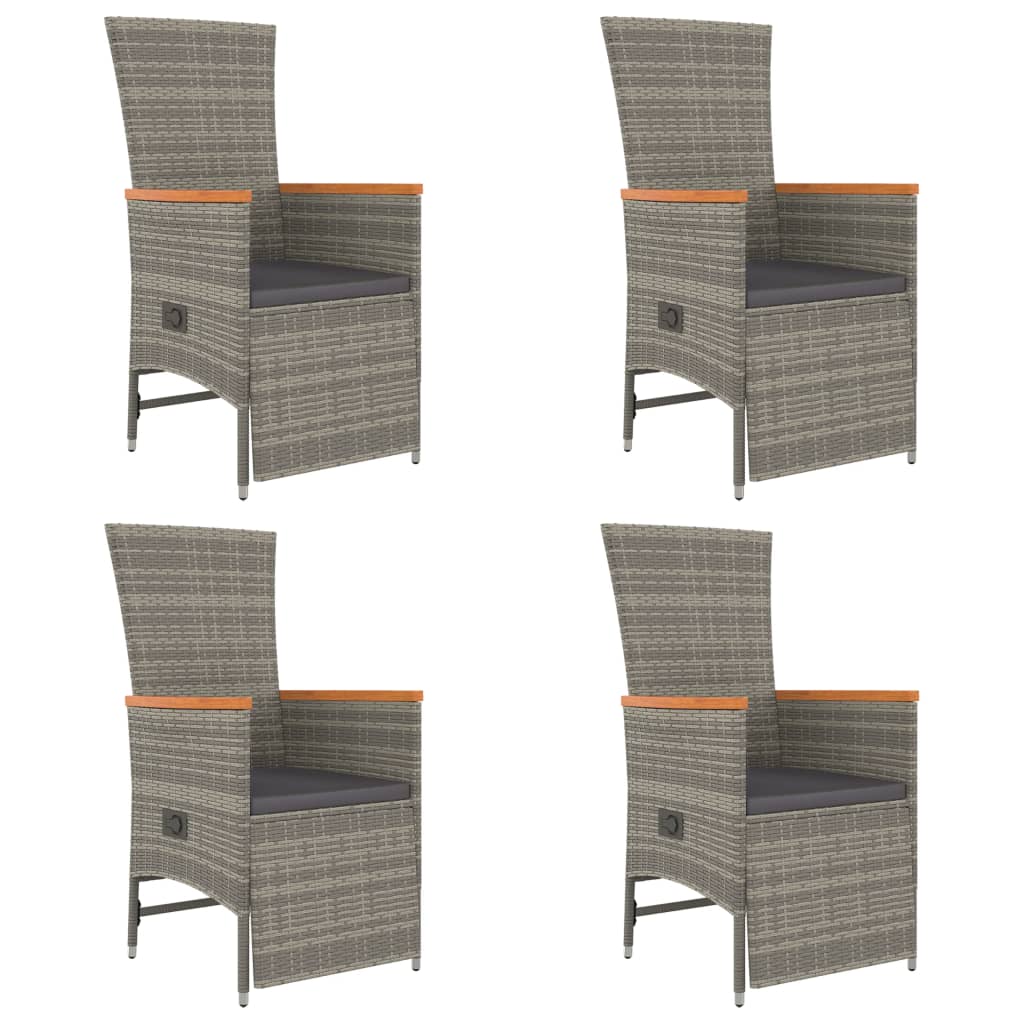 8720845800215_g_en_hd_2 vidaXL 5 Piece Garden Dining Set with Cushions Grey Poly Rattan - Image 4