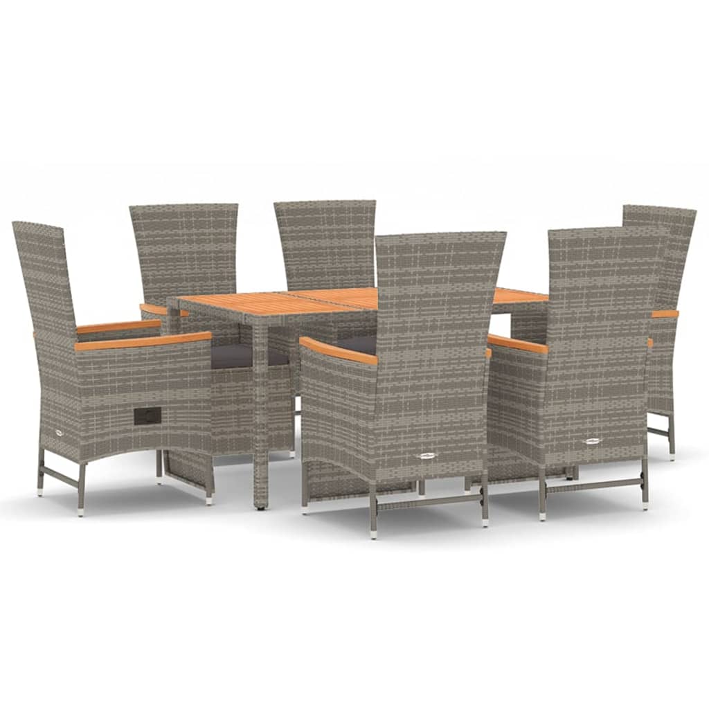 8720845800222_a_en_hd_1 vidaXL 7 Piece Garden Dining Set with Cushions Grey Poly Rattan - Image 2