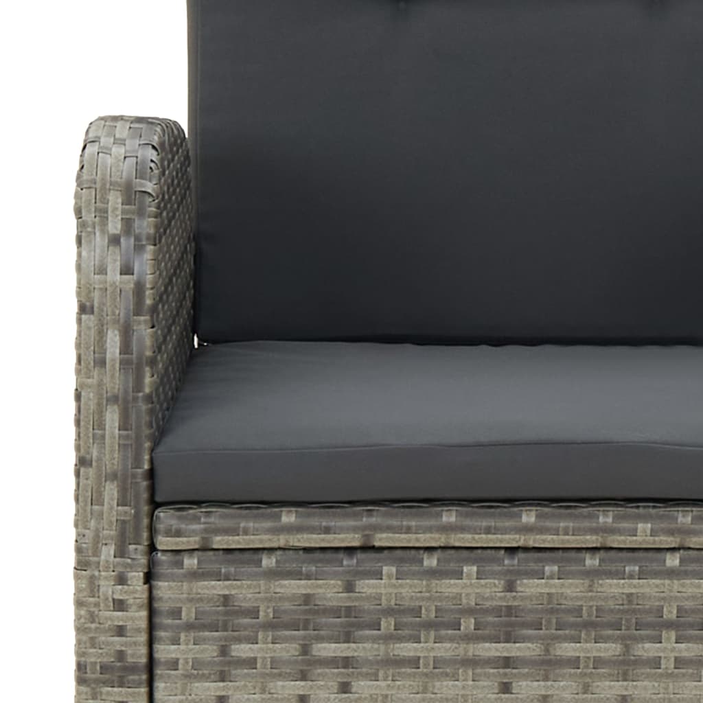 8720845800543_g_en_hd_6 vidaXL 9 Piece Garden Dining Set with Cushions Grey Poly Rattan - Image 8