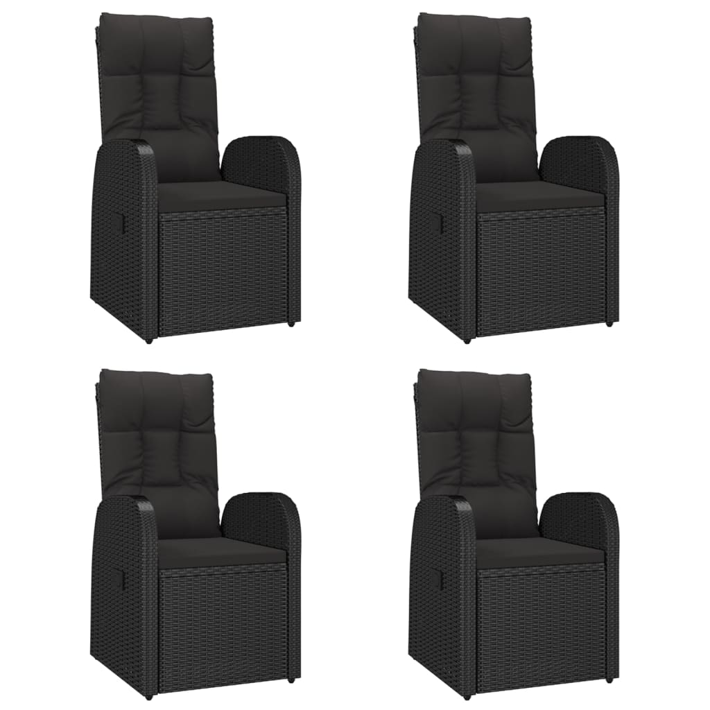 8720845800642_g_en_hd_2 vidaXL 5 Piece Garden Dining Set with Cushions Black Poly Rattan - Image 4