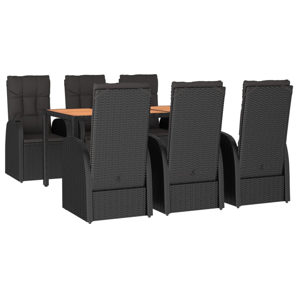 8720845800666_g_en_hd_1 vidaXL 7 Piece Garden Dining Set with Cushions Black Poly Rattan - Image 3