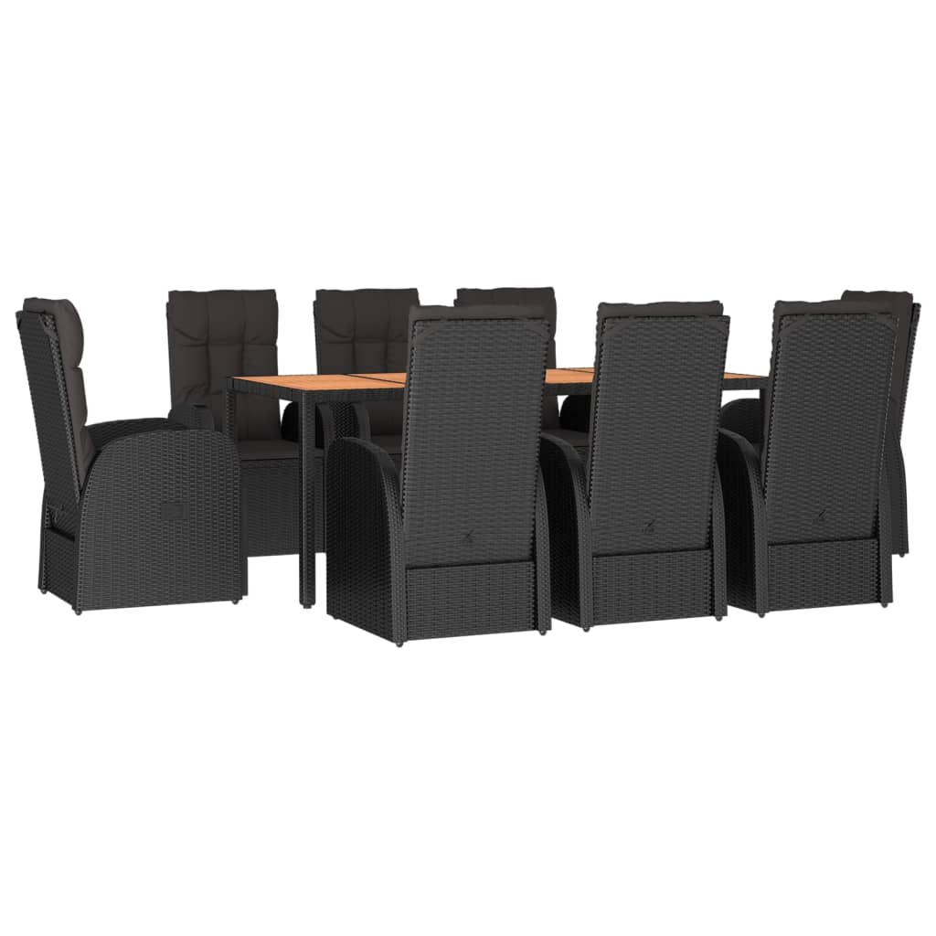 8720845800697_g_en_hd_1 vidaXL 9 Piece Garden Dining Set with Cushions Black Poly Rattan - Image 3