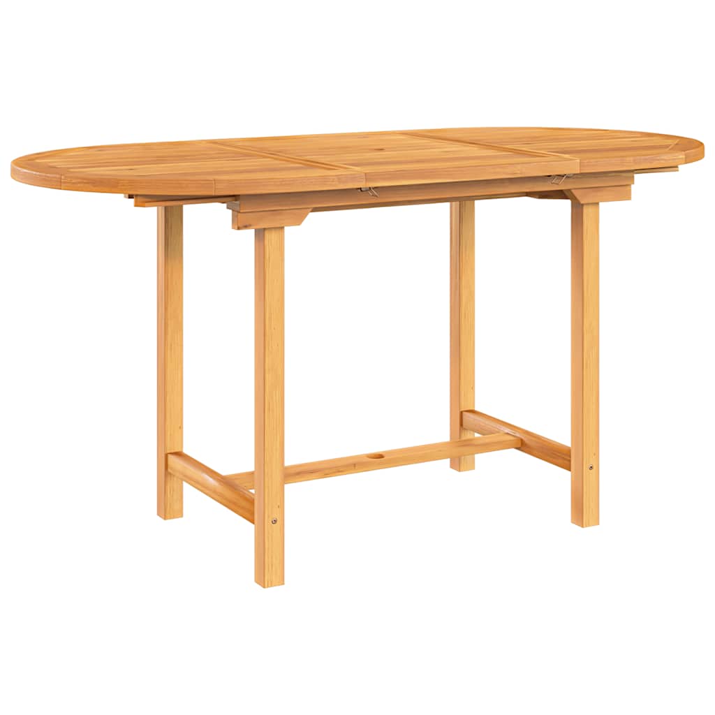 8720845801427_a_en_hd_1 vidaXL Extending Garden Table 110-160x80x75 cm Solid Wood Teak - Image 2