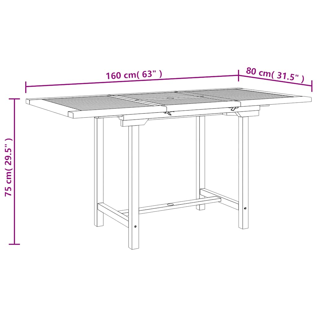 8720845801434_g_en_hd_6 vidaXL Extending Garden Table 110-160x80x75cm Solid Wood Teak - Image 8