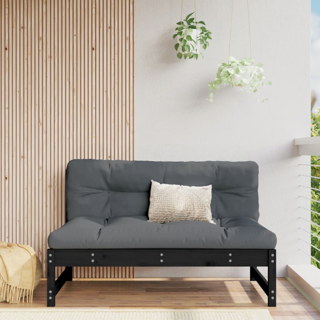 8720845803094_m_en_hd_1 vidaXL Middle Sofa Black 120x80 cm Solid Wood Pine - Image 1