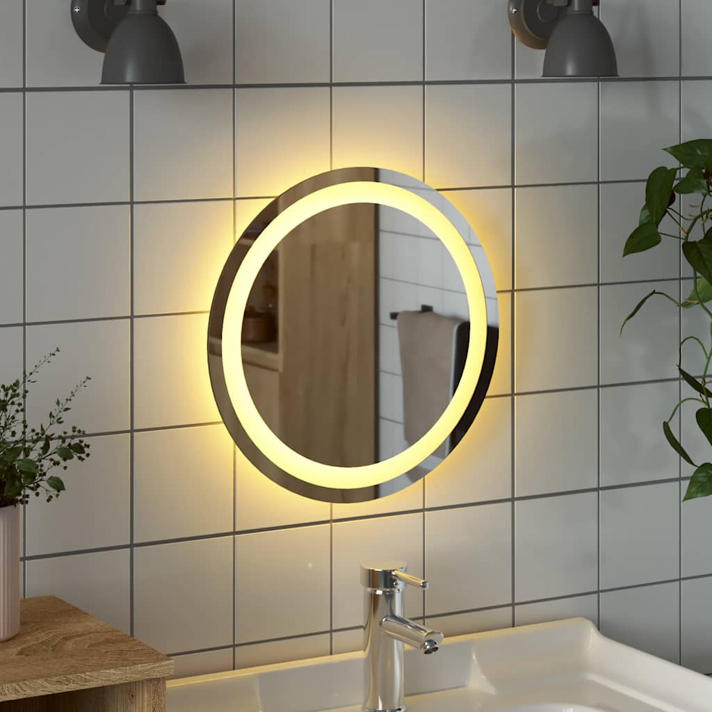 8720845803780_g_en_hd_1 vidaXL LED Bathroom Mirror 40 cm Round - Image 3