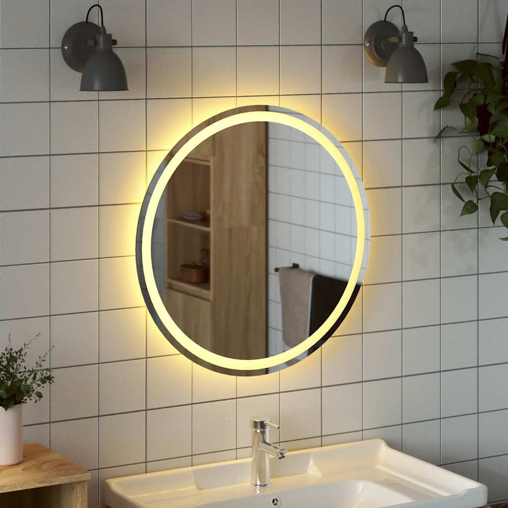 8720845803810_g_en_hd_1 vidaXL LED Bathroom Mirror 70 cm Round - Image 3