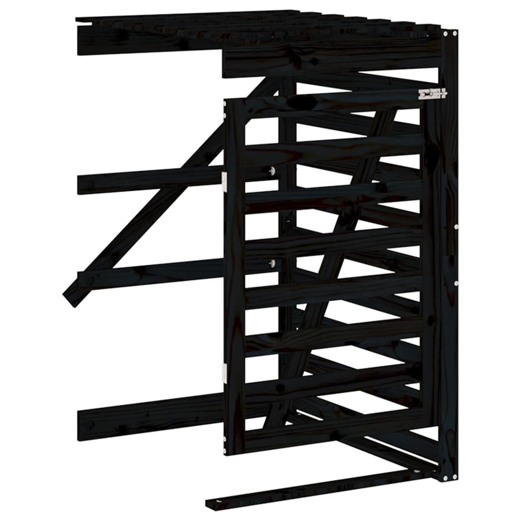 8720845804060_g_en_hd_7 vidaXL Double Wheelie Bin Storage Black Solid Wood Pine - Image 9