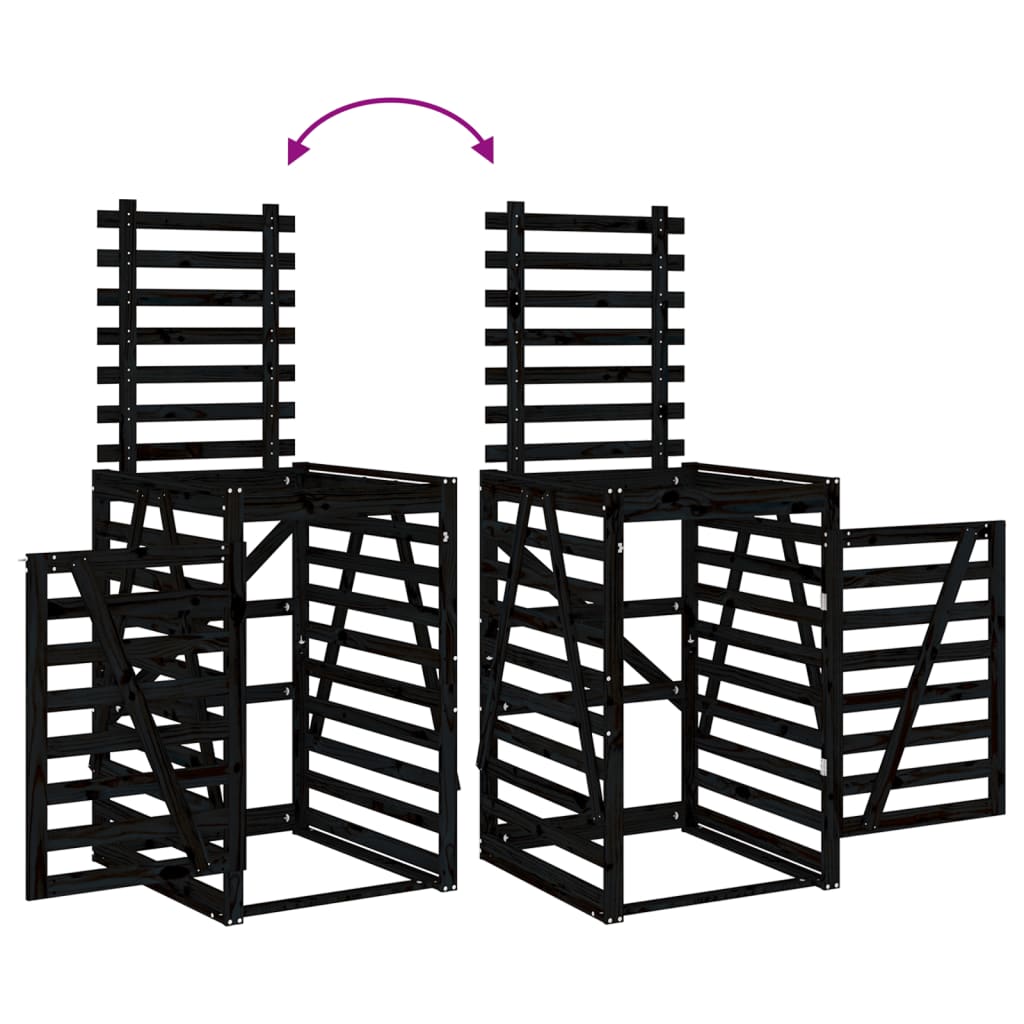 8720845804060_g_en_hd_8 vidaXL Double Wheelie Bin Storage Black Solid Wood Pine - Image 10