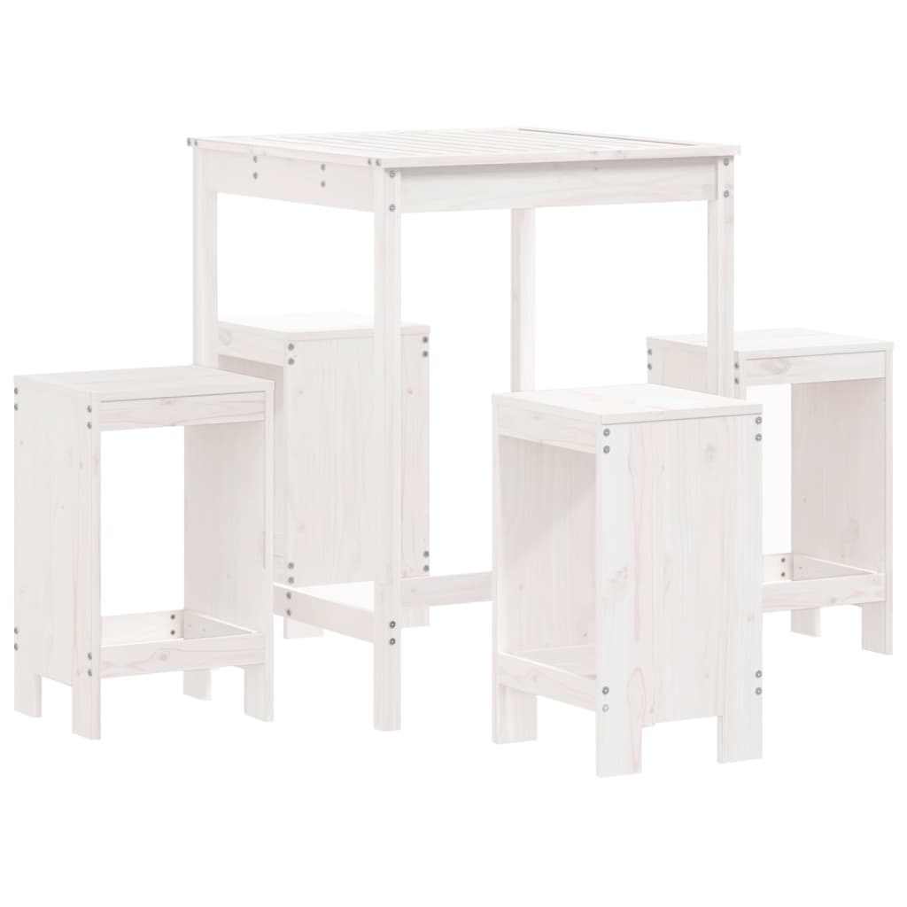 8720845804572_a_en_hd_1 vidaXL 5 Piece Garden Bar Set White Solid Wood Pine - Image 2