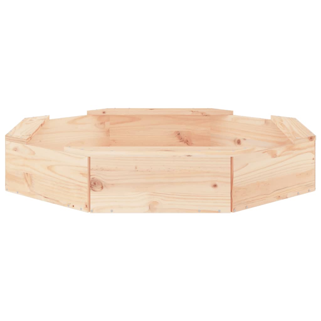 8720845807870_g_en_hd_3 vidaXL Sandbox with Seats Octagon Solid Wood Pine - Image 5