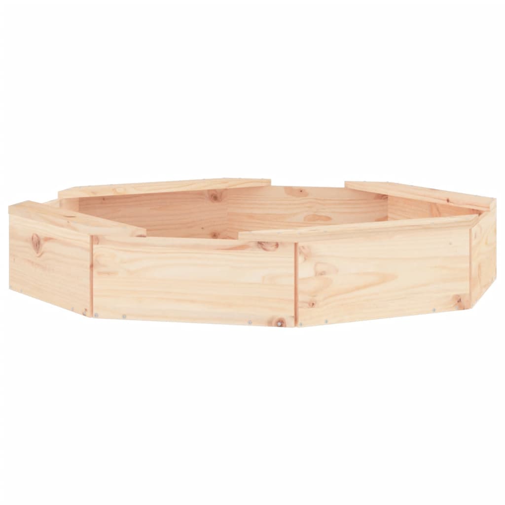 8720845807870_g_en_hd_4 vidaXL Sandbox with Seats Octagon Solid Wood Pine - Image 6