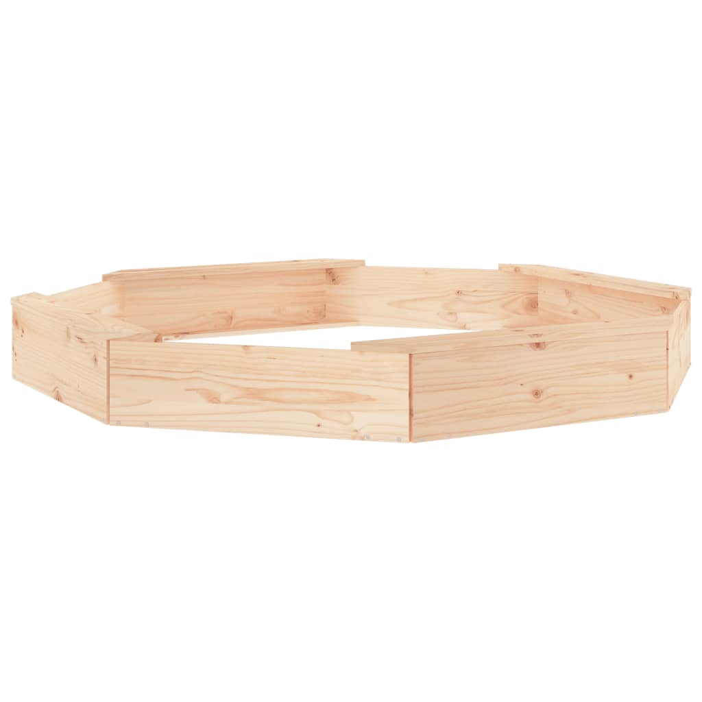 8720845807931_a_en_hd_1 vidaXL Sandbox with Seats Octagon Solid Wood Pine - Image 2