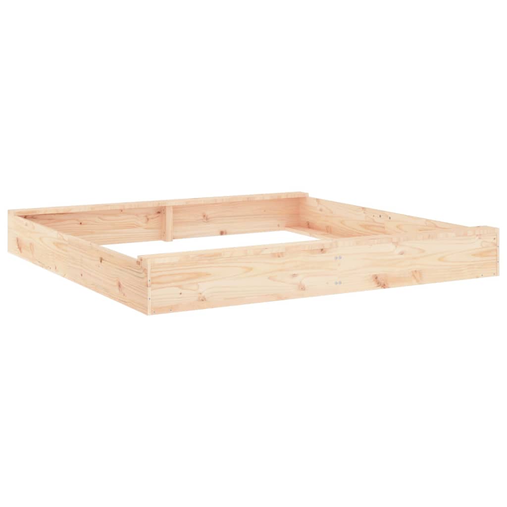 8720845808112_a_en_hd_1 vidaXL Sandbox with Seats Square Solid Wood Pine - Image 2