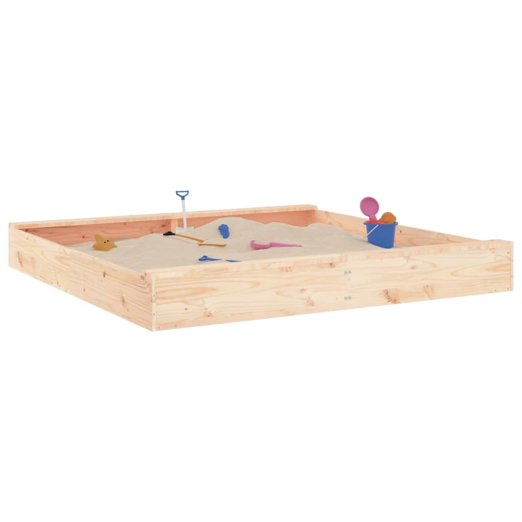 8720845808112_g_en_hd_1 vidaXL Sandbox with Seats Square Solid Wood Pine - Image 3