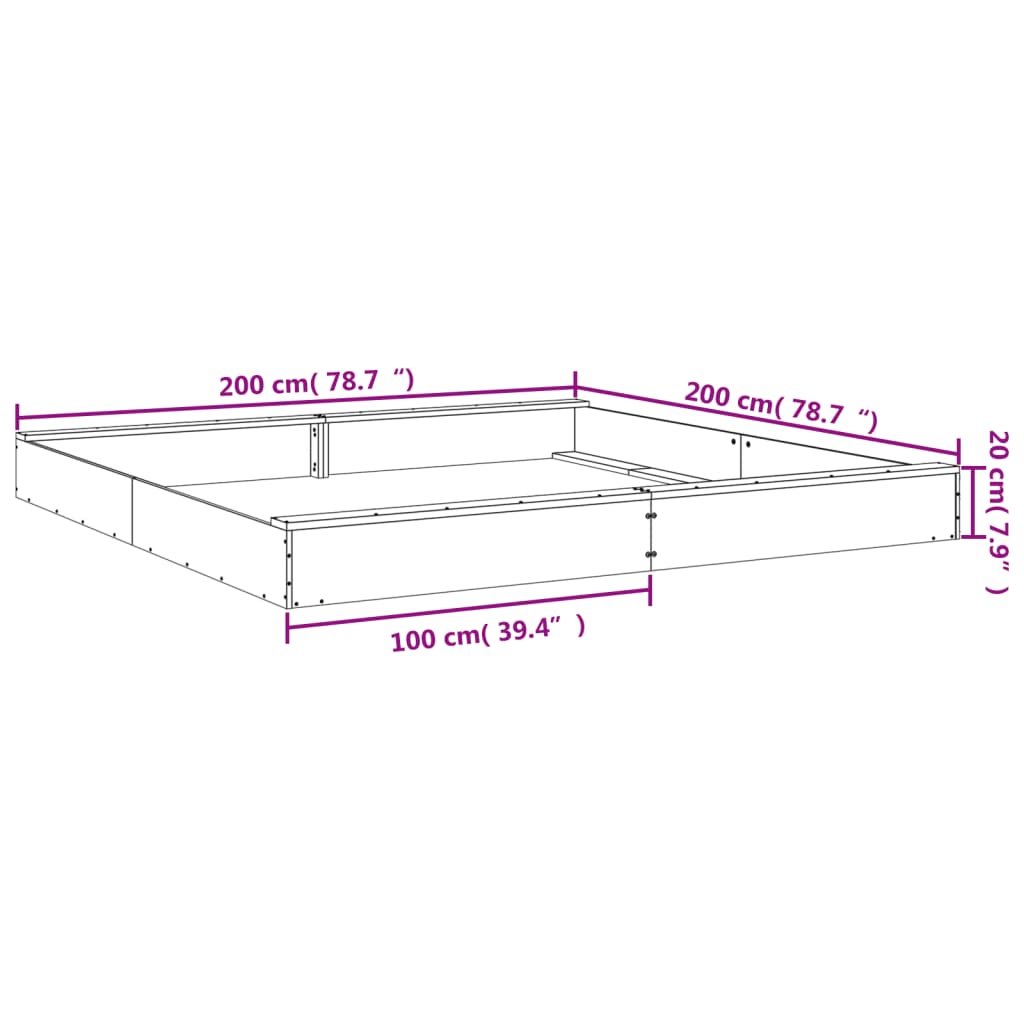 8720845808174_g_en_hd_7 vidaXL Sandbox with Seats Square Solid Wood Pine - Image 9
