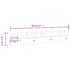 vidaXL Connecting Plates 4 pcs Silver 28 cm Stainless Steel - Image 6