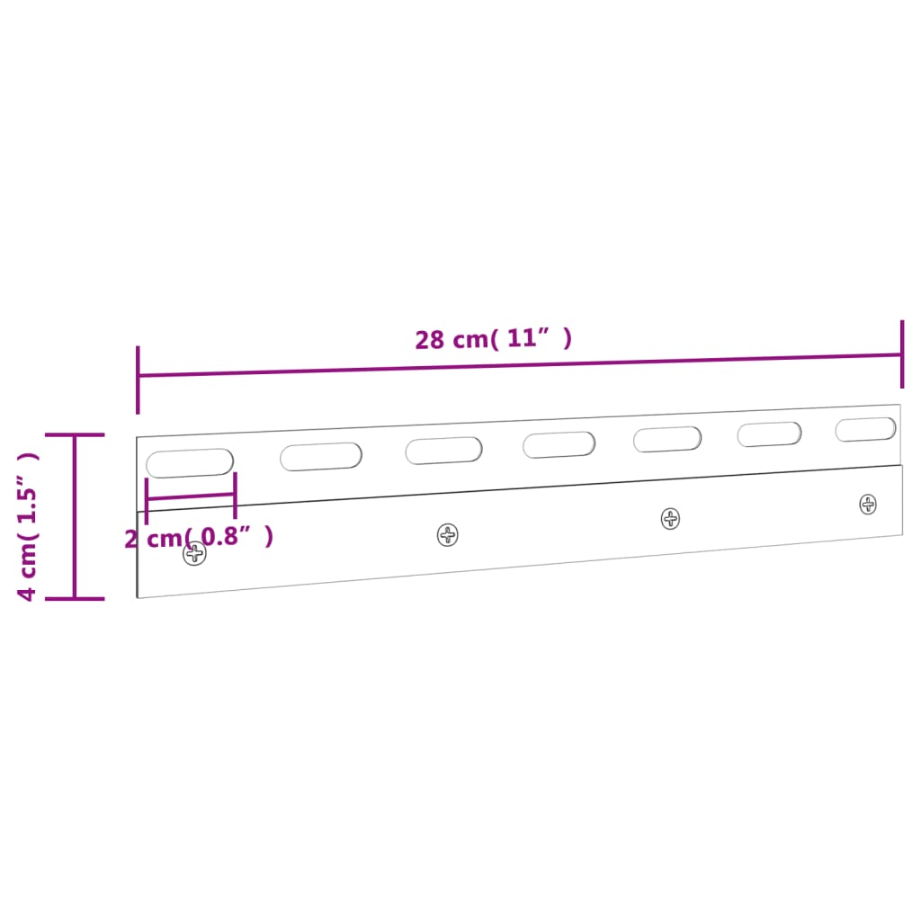 8720845811136_g_en_hd_4 vidaXL Connecting Plates 4 pcs Silver 28 cm Stainless Steel - Image 6